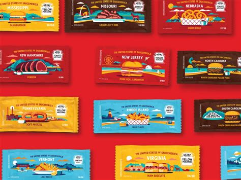 heinz 50 states sauces|Heinz Launches Saucemerica Collection of Packets